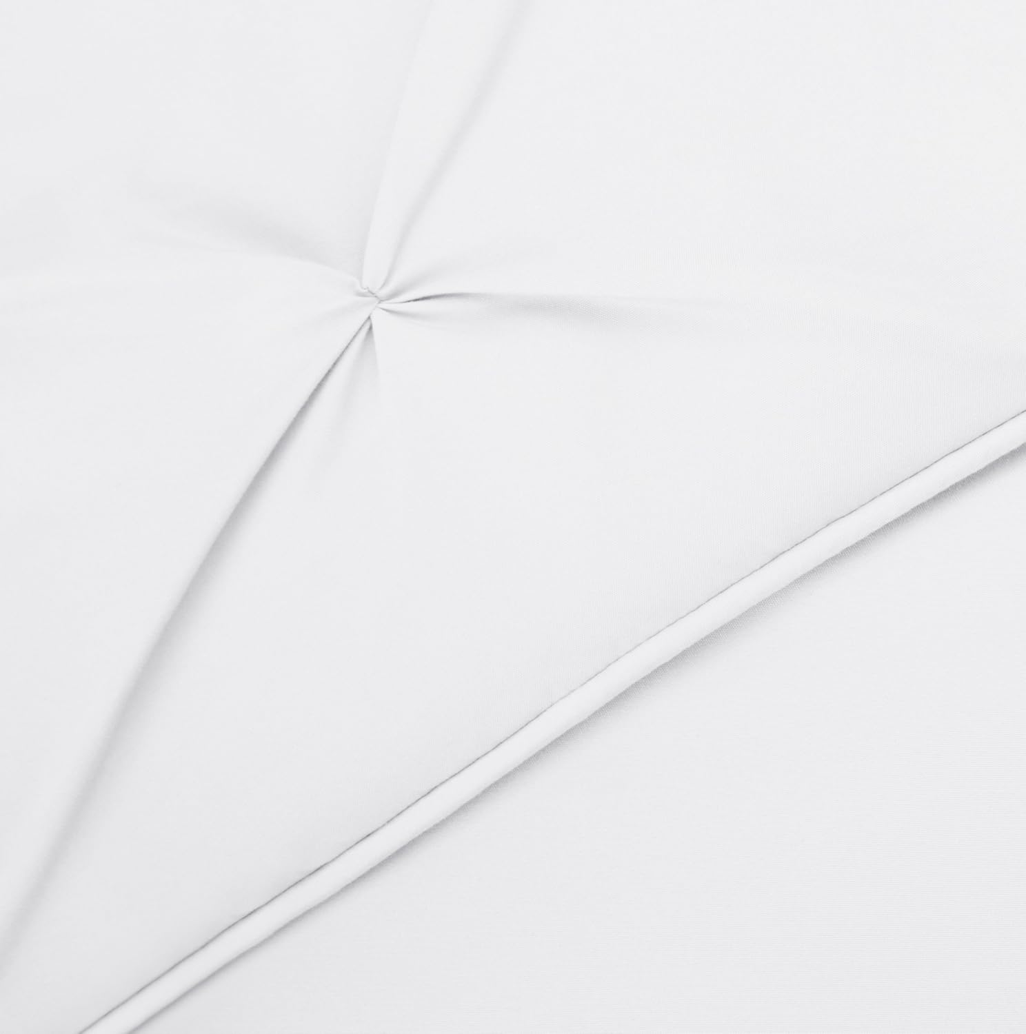 Basics Pinch Pleat Comforter Bedding Set, Full / Queen, Bright White: Home & Kitchen