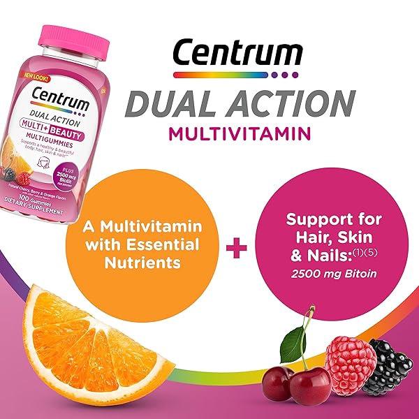 CENTRUM MULTIVITAMIN GUMMY, 100 COUNT (PACK OF 1)