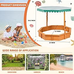 ISBA Sandbox with Lid Wood Sandbox with