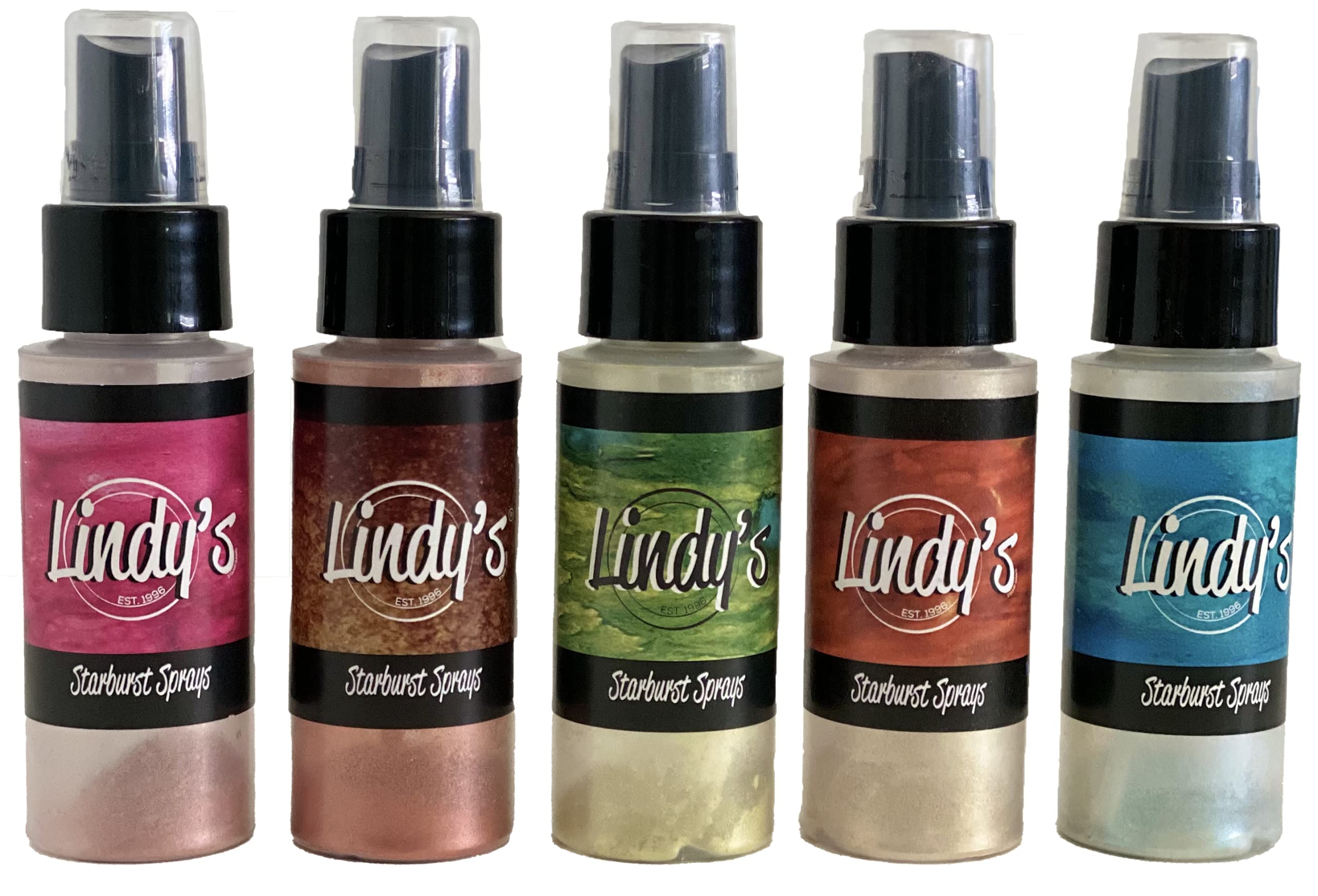 Lindy's Stamp Gang Starburst Sprays 2oz 5/Pkg-Autumn Leaves