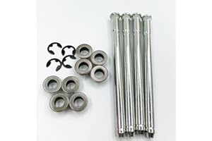 DANBOJIT Door Hinge Pin and Bushing Repair Kits Compatible with Chevy 1988-2002 Compatible with GMC C3500 C2500 C1500 K3500 K2500 K1500 Tahoe Suburban Truck SUV 4 Pins 2 Door 15685040