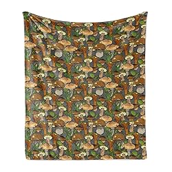Ambesonne Woodland Throw Blanket, Cartoonish