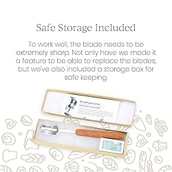 Breadtopia Bread Lame with 5 Blades & Storage Box