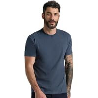 YURO-K Men’s V-Neck T-Shirt – Premium Cotton Short Sleeve Tee, Reactive Dyed For Soft Feel & Rich Color
