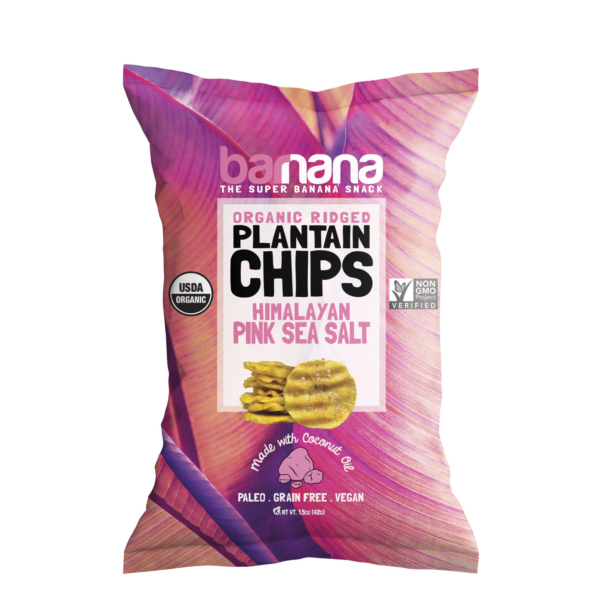 Barnana Organic Plantain Chips Variety Pack 1.5 Ounce, 12 Pack