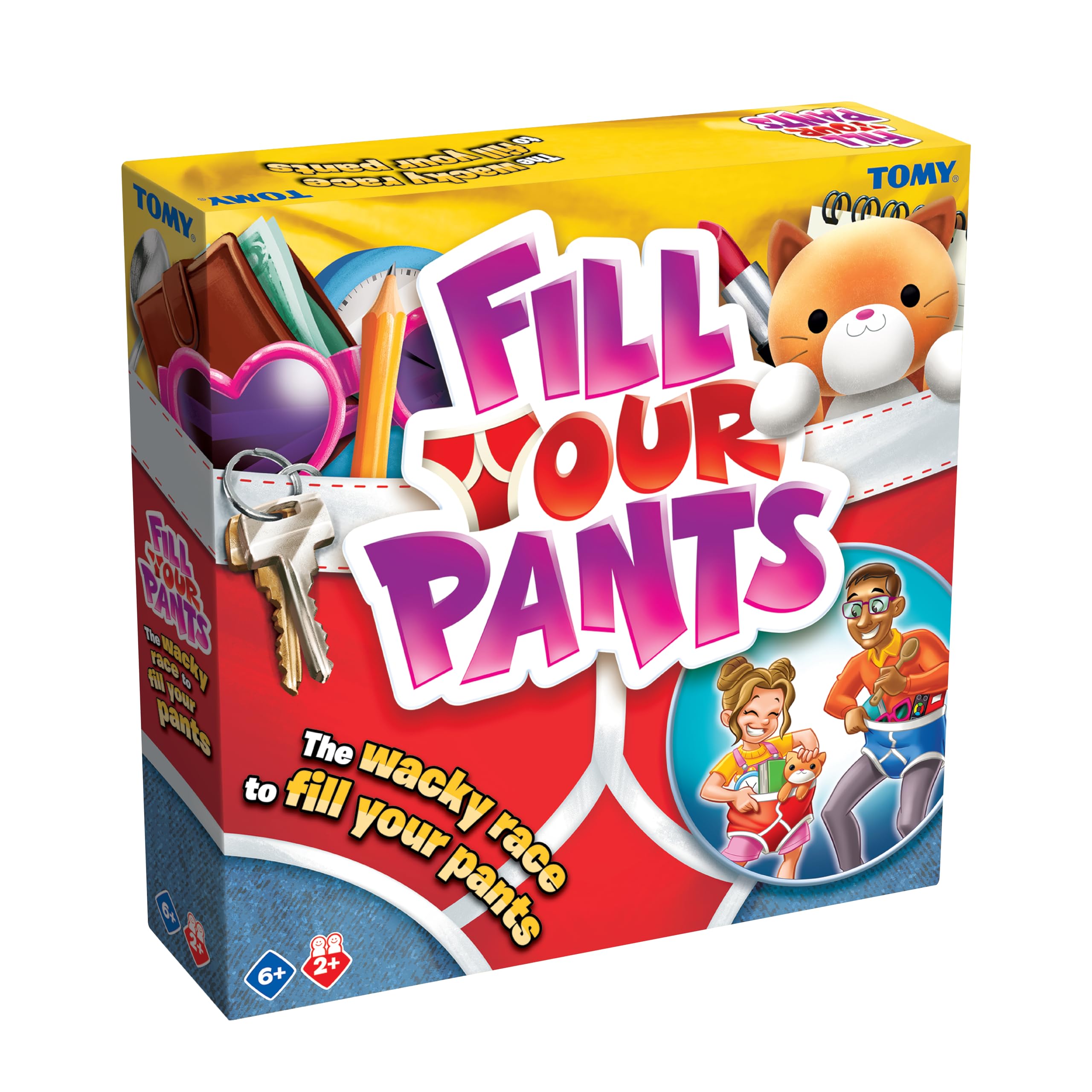 Drumond Park Fill Your Pants | The Scavenger Hunt with Giant Pants | Hilarious Family Games for Kids and Adults | For 6 Year Olds and Up | Active Party Games for 2 Players and More