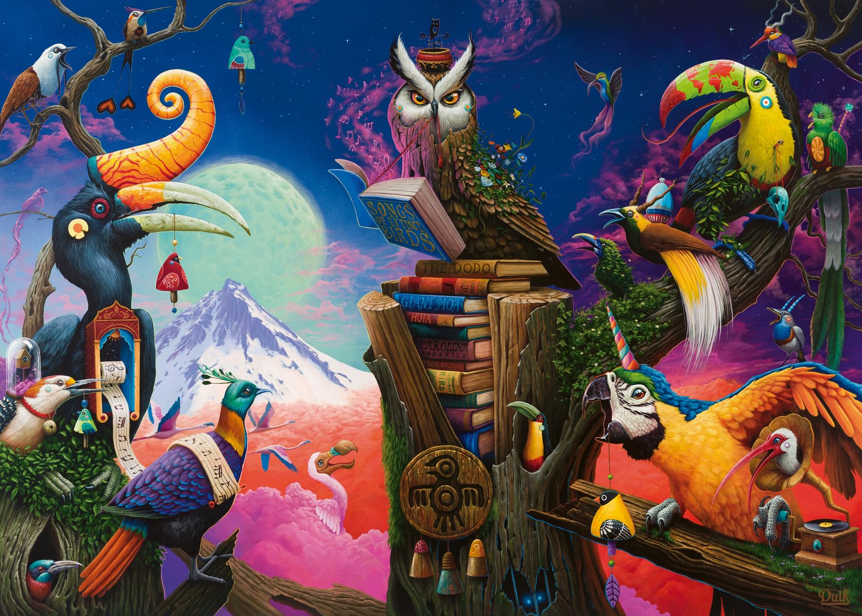 Ravensburger Songs of Extinct Birds 1000 Piece Jigsaw Puzzle for Adults - 12001024 - Handcrafted Tooling, Made in Germany, Every Piece Fits Together Perfectly