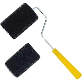 Custom Shop Paint Roller Frame 2-4" x 1/4" Textured Bed Liner Roller Covers | for Roll-On Custom Coat Truck Bedliner Application, Create Texture Effect with Paint &amp; Non-Skid Protective Coatings