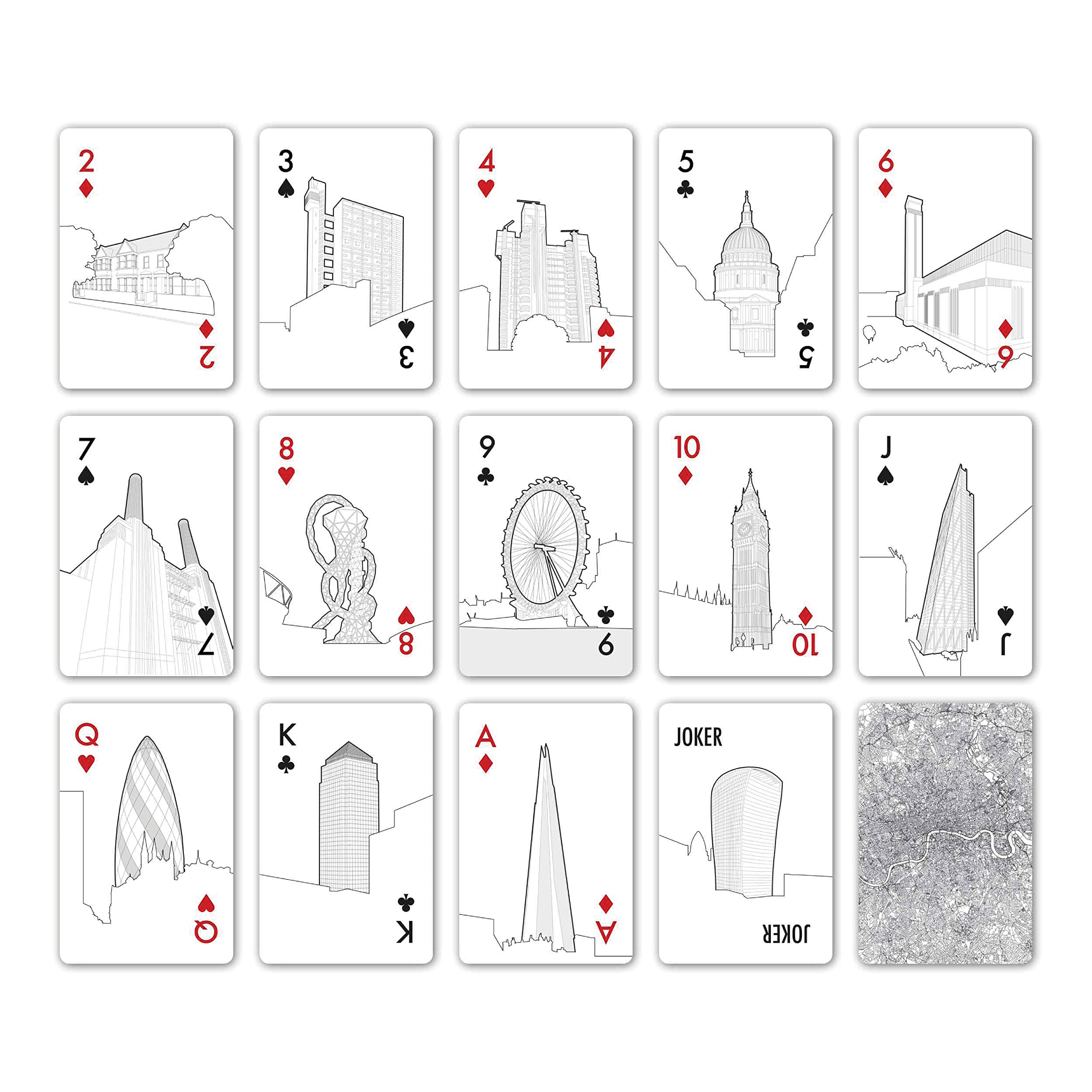 Skyline Chess - London Playing Cards