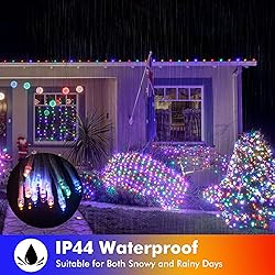 PLASUPPY Net Lights Christmas Outdoor, 360 LED 12ft