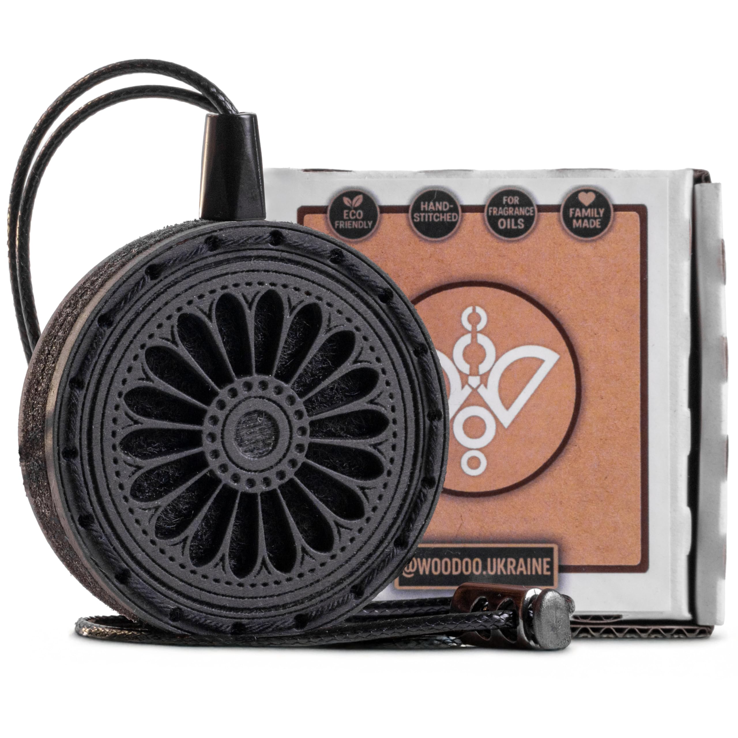 Photo 1 of @Woodoo.Ukraine Handmade Wood Car Air Freshener — Best Wheels Design - Unscented Hanging Diffuser — Refillable Essential Oil Diffuser for Car — Add Your Own Fragrance Oils — Car Accessory Gift