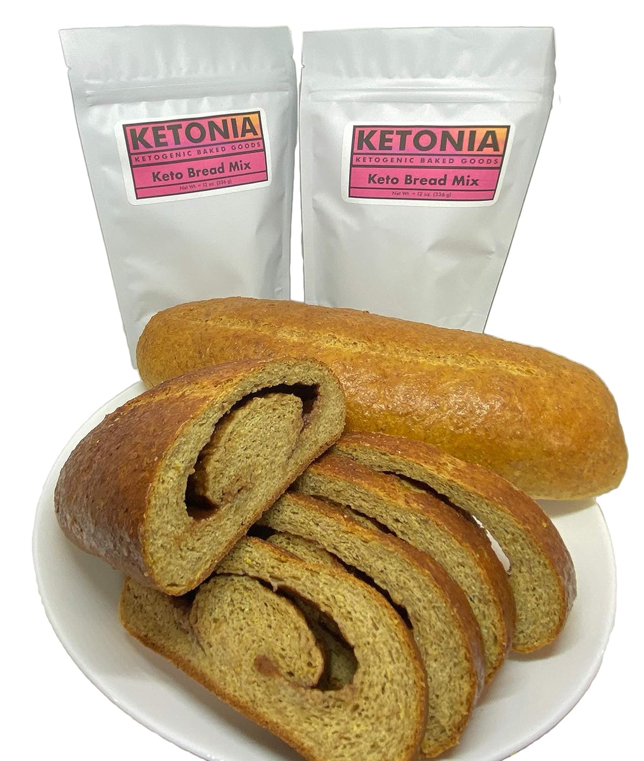 Amazon Com Ketonia Keto Bread Mix 0 Net Carbs Per Slice 2