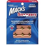 Macks Snoozers Silicone Putty Earplugs, 6-Pair (Pack of 2)