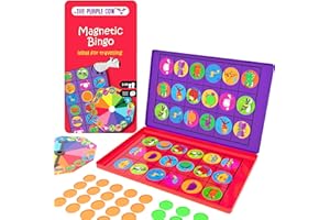 The Purple Cow Animal Bingo Game - Car Games , Airplane Games and Quiet Games