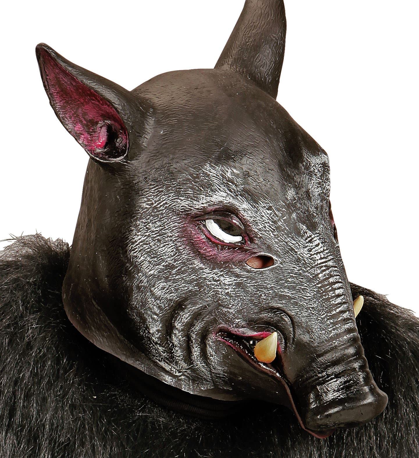 Animal Wild Pig Full Head Mask Boar Stag Do Fancy Dress Accessory Adult