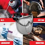 JSP STEALTH 9200 Face Shield Safety Goggles Anti-Mist N Rated Lightweight EN 166 view 7