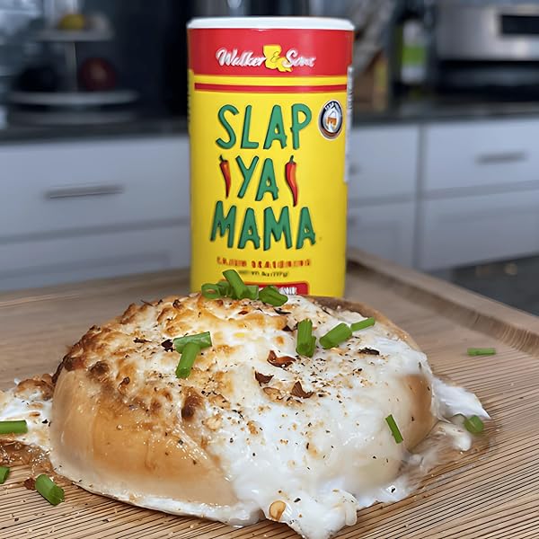 SLAP YA MAMA CAJUN SEASONING FROM LOUISIANA, ORIGINAL BLEND, NO MSG AND KOSHER, 8 OUNCE (PACK OF 2)