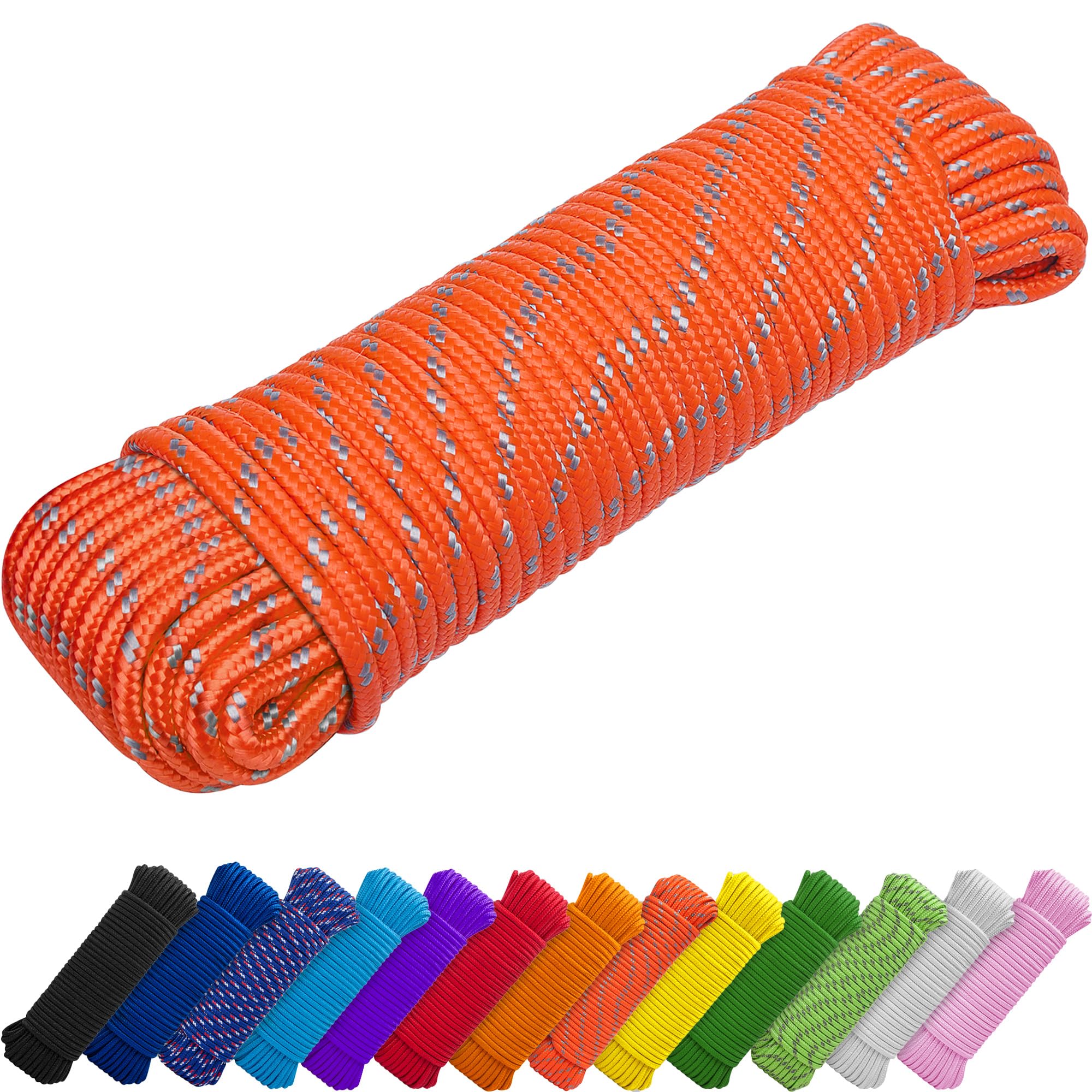 TECEUM Rope – 90 Feet x 1/4 Inch (7mm) – Purple
