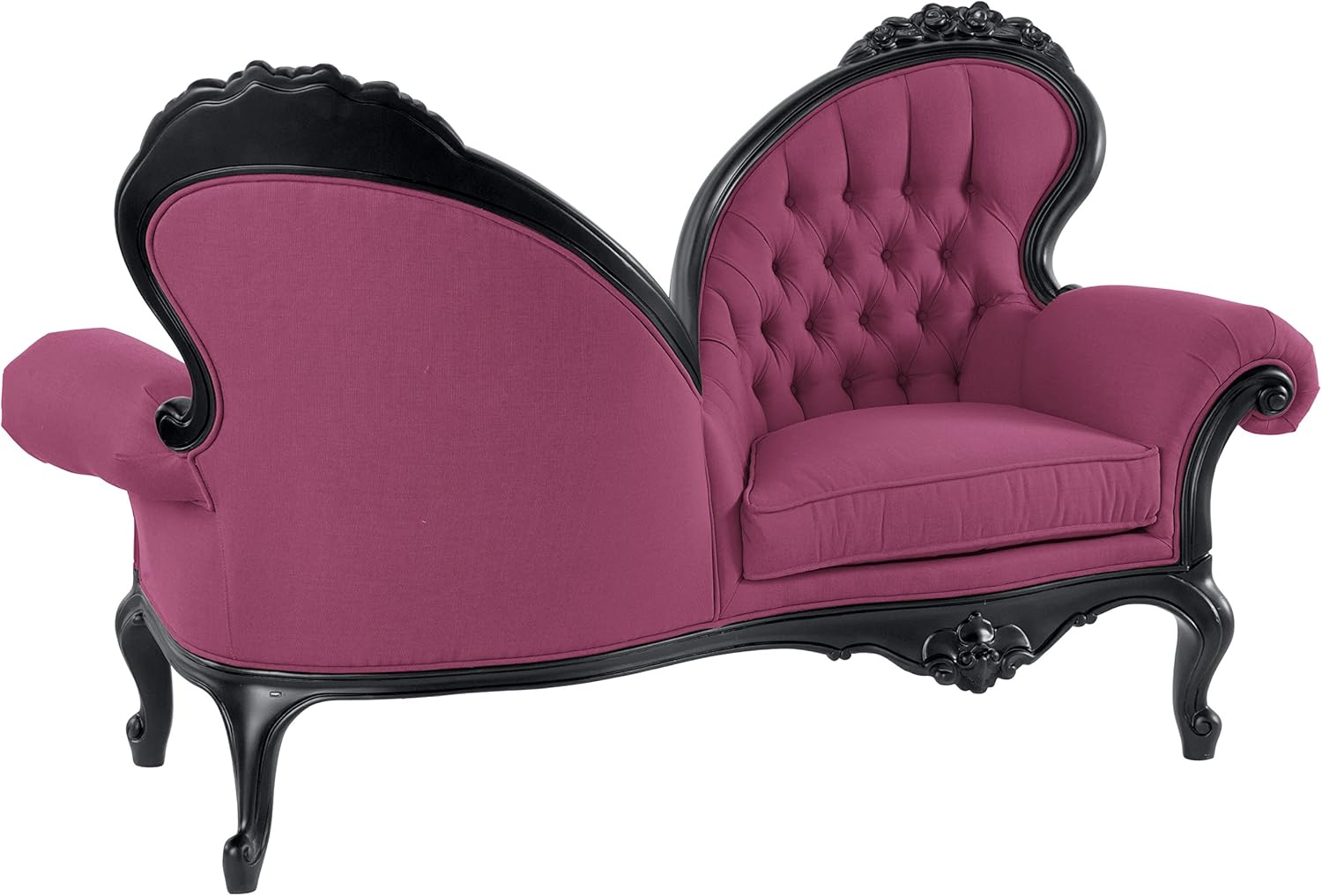 POLaRT Designs 664C_NG_Sci Chaise Lounge with Canvas Iris Upholstery