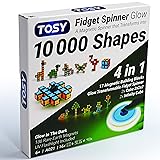TOSY Magnet Fidget Spinner Glow - 16 Blocks, 3 in 1