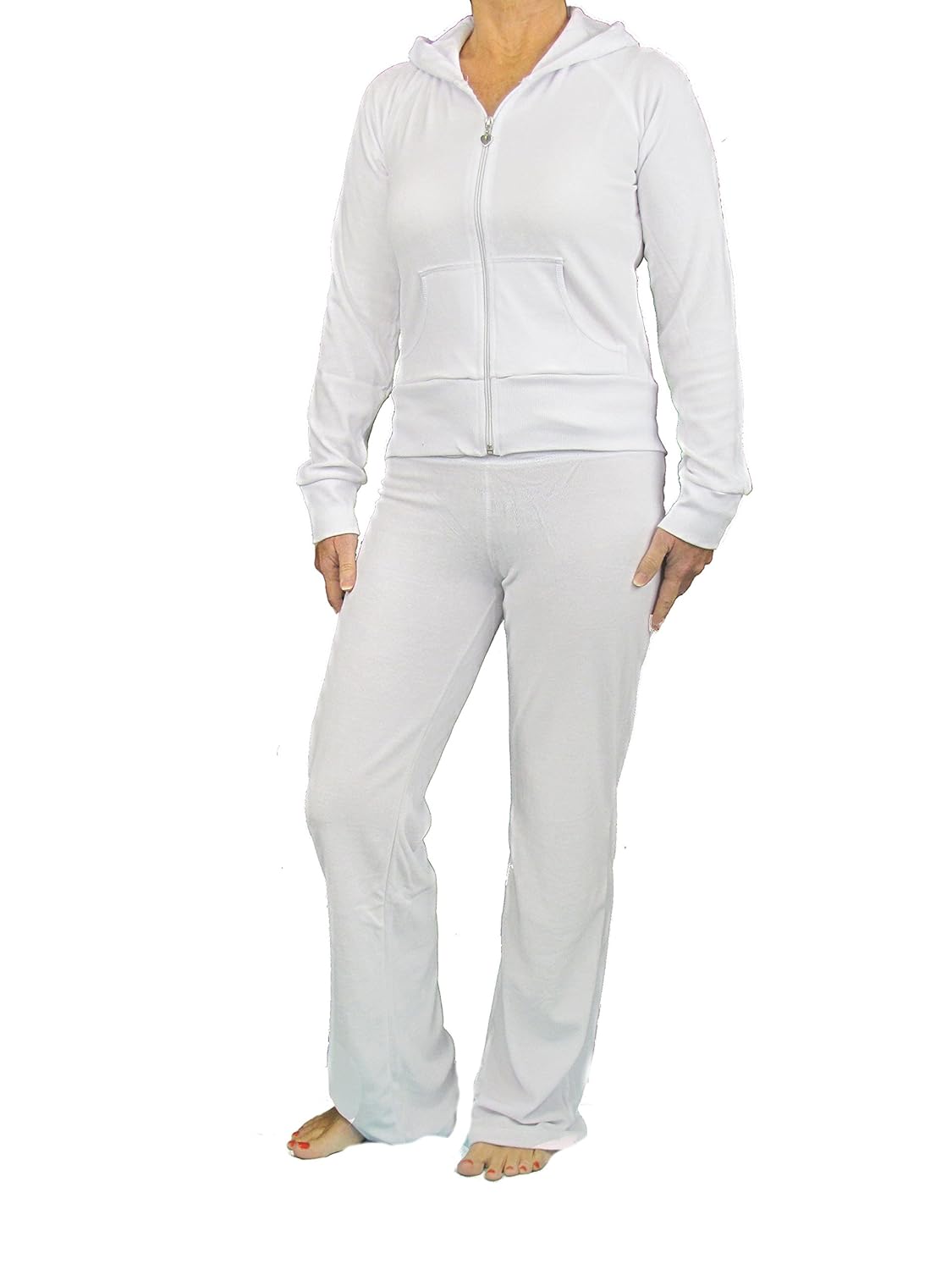 Love Lola Womens Velour Tracksuit Bridal Wedding Lounge Suit Bride