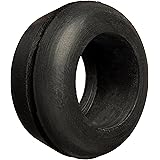 Hydrofarm HGGR75 (25 Pack), 3/4" Rubber Grommet, Black