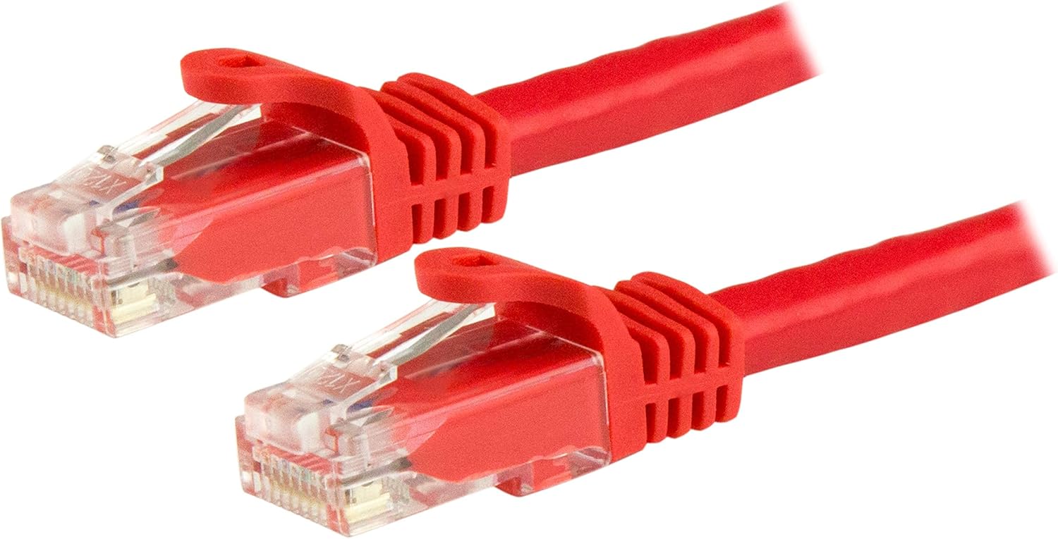 3m CAT6 Cable Red CAT 6 Gigabit Wire