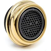 Faucet Aerator Replacement for Moen 100112P, 2.2 GPM, Male Thread | Polished Brass Finish