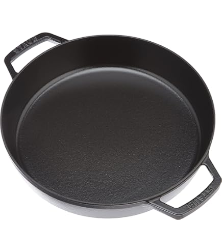 Staub Oval Baking Dish - 9x6.6 Inch Enameled Cast Iron Covered Baker, Made In France