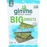 Gimme Health Foods, Seaweed Snack Sea Salt Sheet Organic, 0.92 Ounce