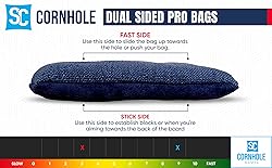 SC Cornhole Games Professional Dual Sided Cornhole
