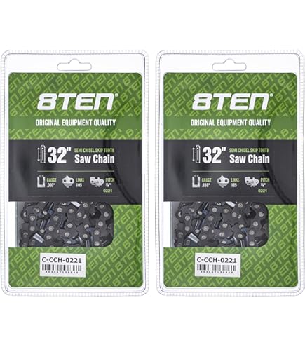 Amazon.com: Full Chisel Skip Tooth Chainsaw Chain 32 Inch .050 3/8