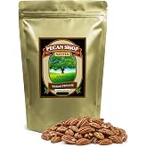 Pecan Shop Texas Native Pecan Halves for Snacking, Wild-Harvested, Sprouted, Unsalted - (11.5 OZ)