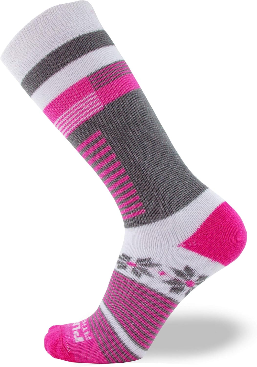 Pure Athlete Ski Socks Kids Youth Wool – Snowboarding Boys, Girls – Skiing Warm Winter: Clothing