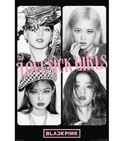 Amazon.com: O-66141 Black Pink Group - BlackPink - Sexy Korean