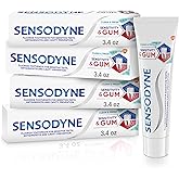 Sensodyne Sensitivity & Gum Sensitive Toothpaste for Gingivitis, Sensitive Teeth Treatment, Clean & Fresh - 3.4 oz (pack of 4)