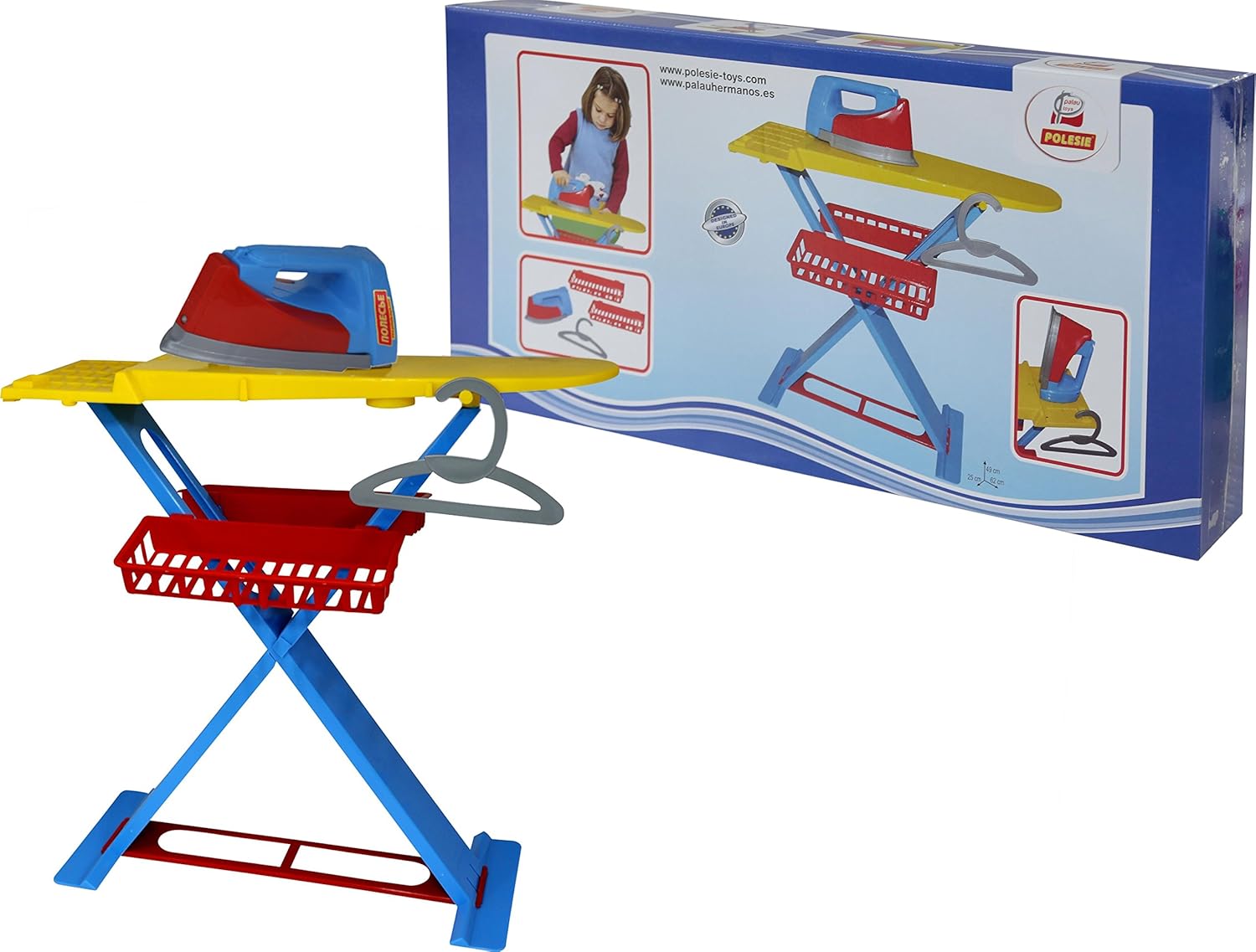 Palau Toys- Planchador con Plancha y 4 Accesorios Hermanos 4049