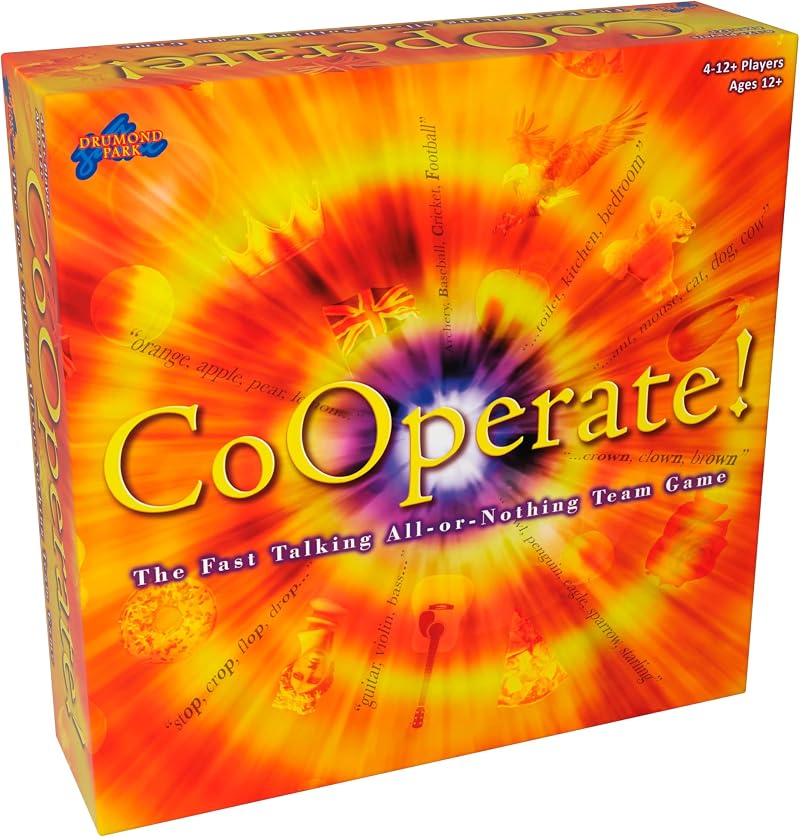 Drumond Park Co-operate Board Game 4-12 Players 12+ Family Party Fast Talking