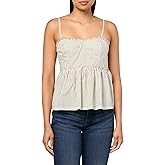Lucky Brand Women's Ruched Corset Babydoll Cami