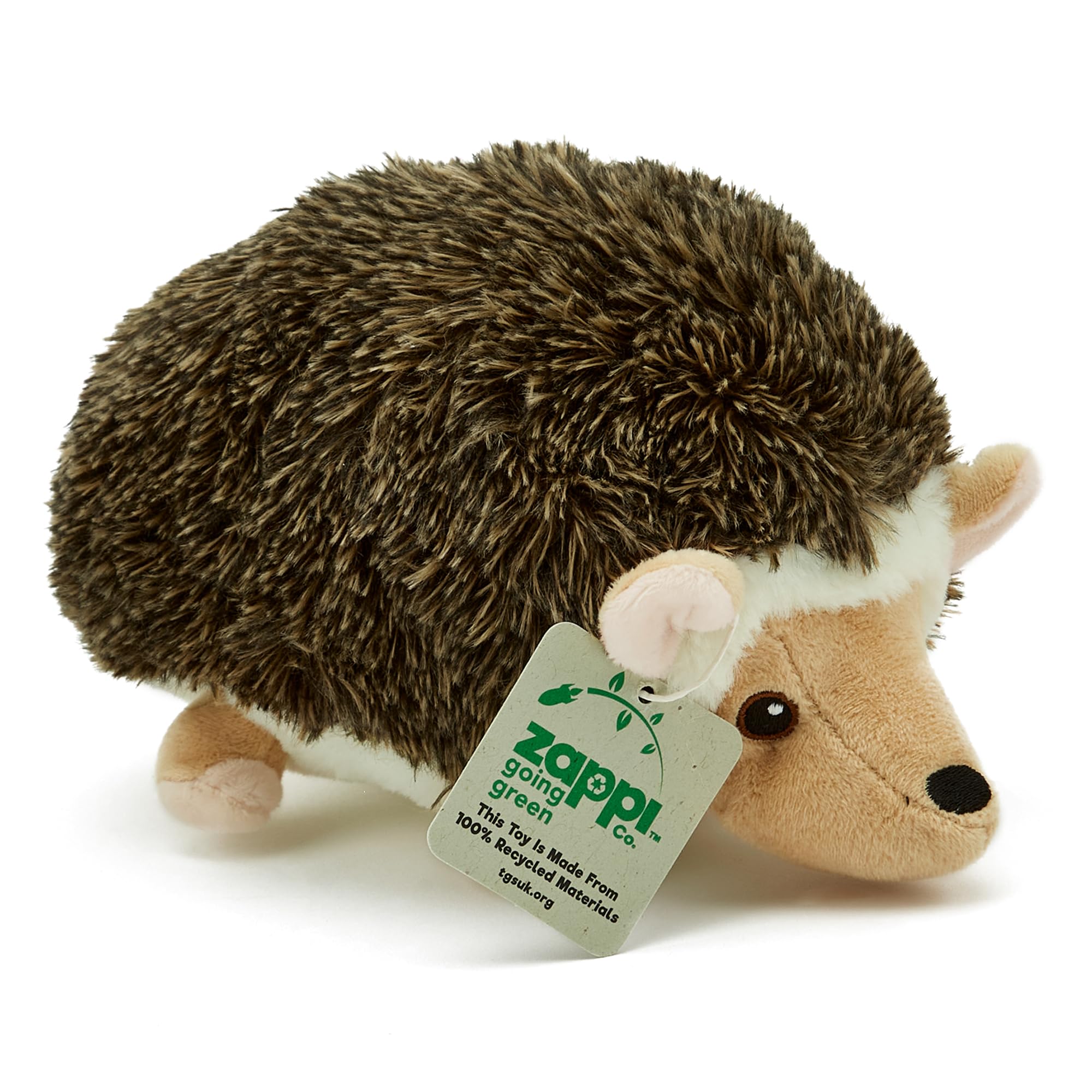 Zappi Co Ultra Soft Hedgehog Plush Toy (21cm Length) - 100% Recycled, Eco-Friendly, Newborn Gift, Realistic Lifelike โ image 1