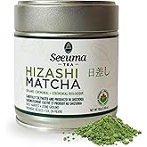 Seeuma Tea - Hizashi CEREMONIAL Matcha Green Tea Powder |ORGANIC Certified - JAS |First Flush, Spring Harvest | Stone Ground 