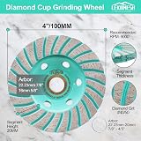 LEKOMESH Diamond Grinding Wheel 100mm Turbo Segments for Concrete Granite view 3
