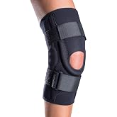 DonJoy Performer Hinged Patella Stabilizer Knee Brace, Neoprene