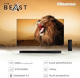 Hisense HS2100 2.1 Channel Soundbar 240W Dolby Audio DTS Virtual:X Ultra-slim view 4