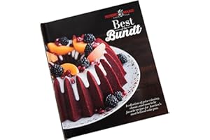 Nordic Ware Best of the Bundt Baking Book, Original Bundt Cake Recipe Book, Multicoloured Bundt Cookbook
