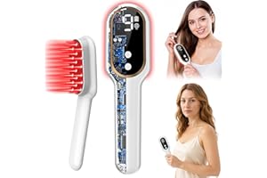 AMUSEDIY Red Light Therapy Hair Growth Brush, Electric Scalp Care Comb for Men and Women, Hair Wellness Treatment