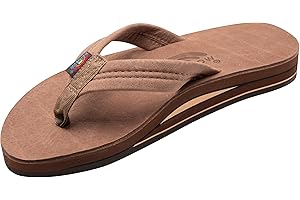 Rainbow Sandals Men's Double Layer Leather w/Arch Support