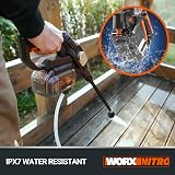 WORX Nitro HydroShot WG633E.9 20V Cordless Portable Pressure Washer Brushless view 6