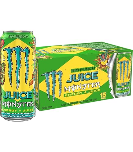 Amazon.com : Monster Energy Juice Pipeline Punch, Energy Drink, 16