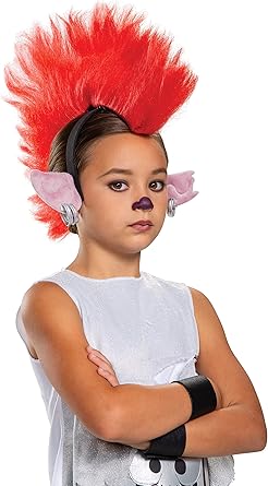Amazon Com Disguise Trolls World Tour Barb Deluxe Headband Trolls World Tour Child Costume Accessories Red Kids Size Movie Character Dress Up Headpiece Childrens Size 105249 Clothing